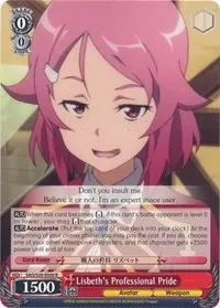 Lisbeths Professional Pride (Sword Art Online)