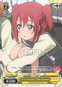 Live Invitation Ruby Kurosawa (Love Live! Sunshine!!) — Weiss Schwarz Card Value