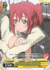 Live Invitation Ruby Kurosawa (Love Live! Sunshine!!)