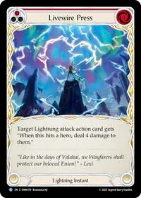 Livewire Press Red (Omens of the Third Age)