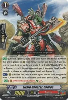 Lizard General Conroe (G-Legend Deck Vol.2: The Overlord Blaze) — Cardfight Vanguard Card Value