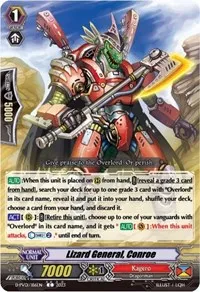 Lizard General Conroe (D-PV01: History Collection) — Cardfight Vanguard Card Value