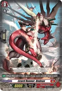 Lizard Runner Undeux (D-BT02: A Brush with the Legends) — Cardfight Vanguard Card Value
