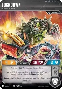 Lockdown Bounty Hunter (War for Cybertron: Siege II) — Transformers TCG Card Value