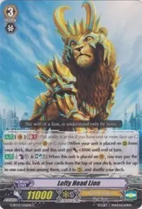 Lofty Head Lion (G-BT03: Sovereign Star Dragon)