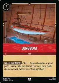 Longboat (Azurite Sea) — Lorcana TCG Card Value