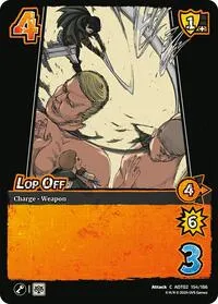 Lop Off (Attack On Titan: Origins of Power) — UniVersus Card Value