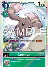 Lopmon (Starter Deck 17: Double Typhoon Advanced Deck Set)