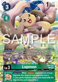 Lopmon Bonus Pack (Starter Deck 17: Double Typhoon Advanced Deck Set)