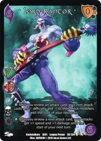 Lord Raptor (Capcom Casual League Kit)