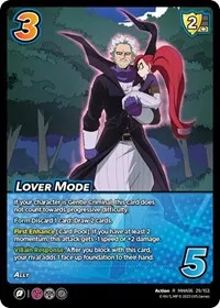 Lover Mode (UniVersus: My Hero Academia: Jet Burn) — UniVersus Card Value