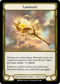 Luminaris Golden FAB109 (Flesh and Blood: Promo Cards)