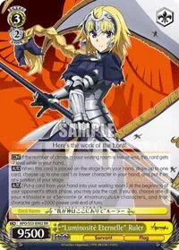 Luminosite Eternelle Ruler (Fate/Apocrypha) — Weiss Schwarz Card Value