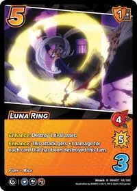 Luna Ring (UniVersus: My Hero Academia: Girl Power) — UniVersus Card Value