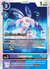 Lunamon (Cyber Eden Release Event Cards)