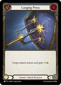 lunging press (Blitz Deck: Heavy Hitters - Betsy) — Flesh & Blood TCG Card Value