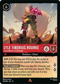 Lyle Tiberius Rourke Crystallized Commander (Wilds Unknown)