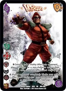 M Bison (Street Fighter CCG) — UniVersus Card Value