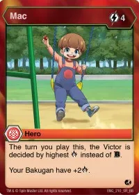 Mac (Battle Brawlers) — Bakugan TCG Card Value