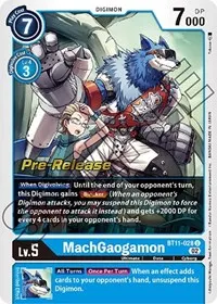 MachGaogamon (Dimensional Phase Pre-Release Cards)