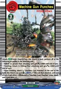 Machine Gun Punches (D-BT13: Flight of Chakrabarthi)