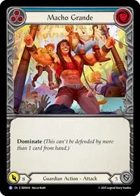 Macho Grande Blue (Welcome Deck Bravo)
