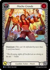 Macho Grande Red (Mastery Pack Guardian) — Flesh & Blood TCG Card Value