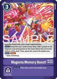 Magenta Memory Boost (Limited Card Pack -Billion Bullet-)