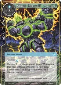 Magic Electric Warrior (The Time Spinning Witch)