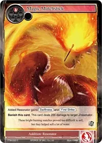 Magic Matchstick (The Twilight Wanderer) — Force of Will Card Value