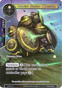 Magic Shield Warrior Full Art (Ancient Nights) — Force of Will Card Value