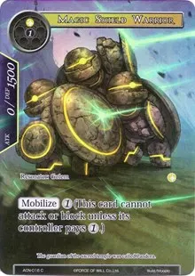 Magic Shield Warrior Full Art (Ancient Nights)