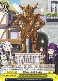 Magic That Removes Rust From Bronze Statues SR (Frieren: Beyond Journey’s End)