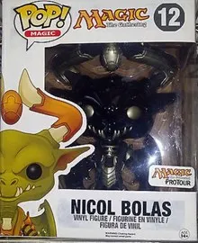 Magic the Gathering Black Silver Nicol Bolas MTG Pro Tour Limited Edition Super Sized 6 (Pop! Vinyl)