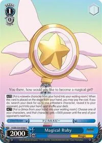 Magical Ruby (Fate/kaleid liner PRISMA ILLYA DX) — Weiss Schwarz Card Value