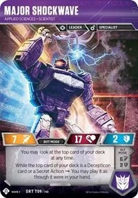 Major Shockwave Applied Sciences Scientist (War for Cybertron: Siege I)