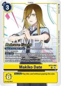 Makiko Date (Hackers' Slumber Release Event Cards)