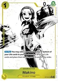 Makino Parallel (Ultra Deck: The Three Brothers) — One Piece Card Game Card Value