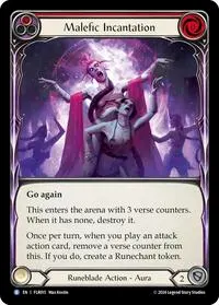 Malefic Incantation Red (Blitz Deck: Rosetta - Florian)