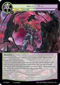 Malefic Wind (Clash of the Star Trees) — Force of Will Card Value