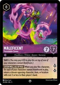 Maleficent Formidable Queen (Shimmering Skies) — Lorcana TCG Card Value
