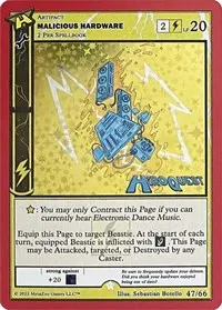 Malicious Hardware (Hiroquest Promos) — MetaZoo Card Value