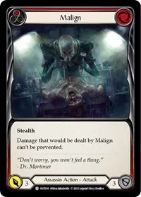 Malign Red (Outsiders) — Flesh & Blood TCG Card Value