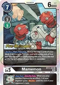 Mamemon (Dimensional Phase Pre-Release Cards) — Digimon Card Game Card Value