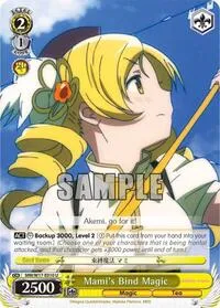 Mamis Bind Magic (Puella Magi Madoka Magica) — Weiss Schwarz Card Value