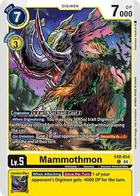 Mammothmon (Chain of Liberation) — Digimon Card Game Card Value