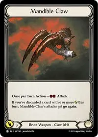 Mandible Claw High Riser (Heavy Hitters)