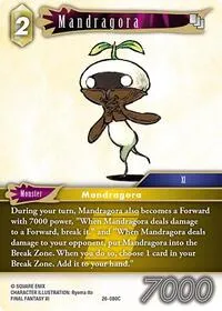 Mandragora (Gunslinger in the Abyss) — Final Fantasy TCG Card Value
