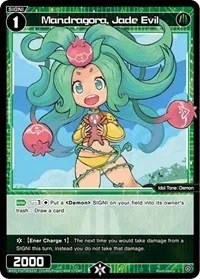 Mandragora Jade Evil (Prismatic Diva) — WIXOSS Card Value