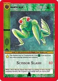Mantis Man (Cryptid Nation: First Edition Tribal Theme Decks) — MetaZoo Card Value